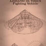 Da Vinci Tank - Patent Art - Old Paper