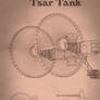 Tsar Tank - Patent art - Old paper