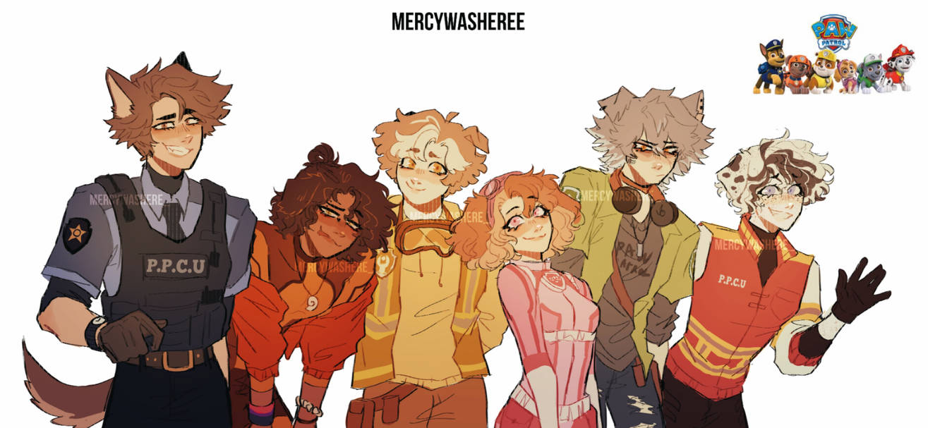 Best friends : Paw Patrol (human version) by mercywasheree on DeviantArt