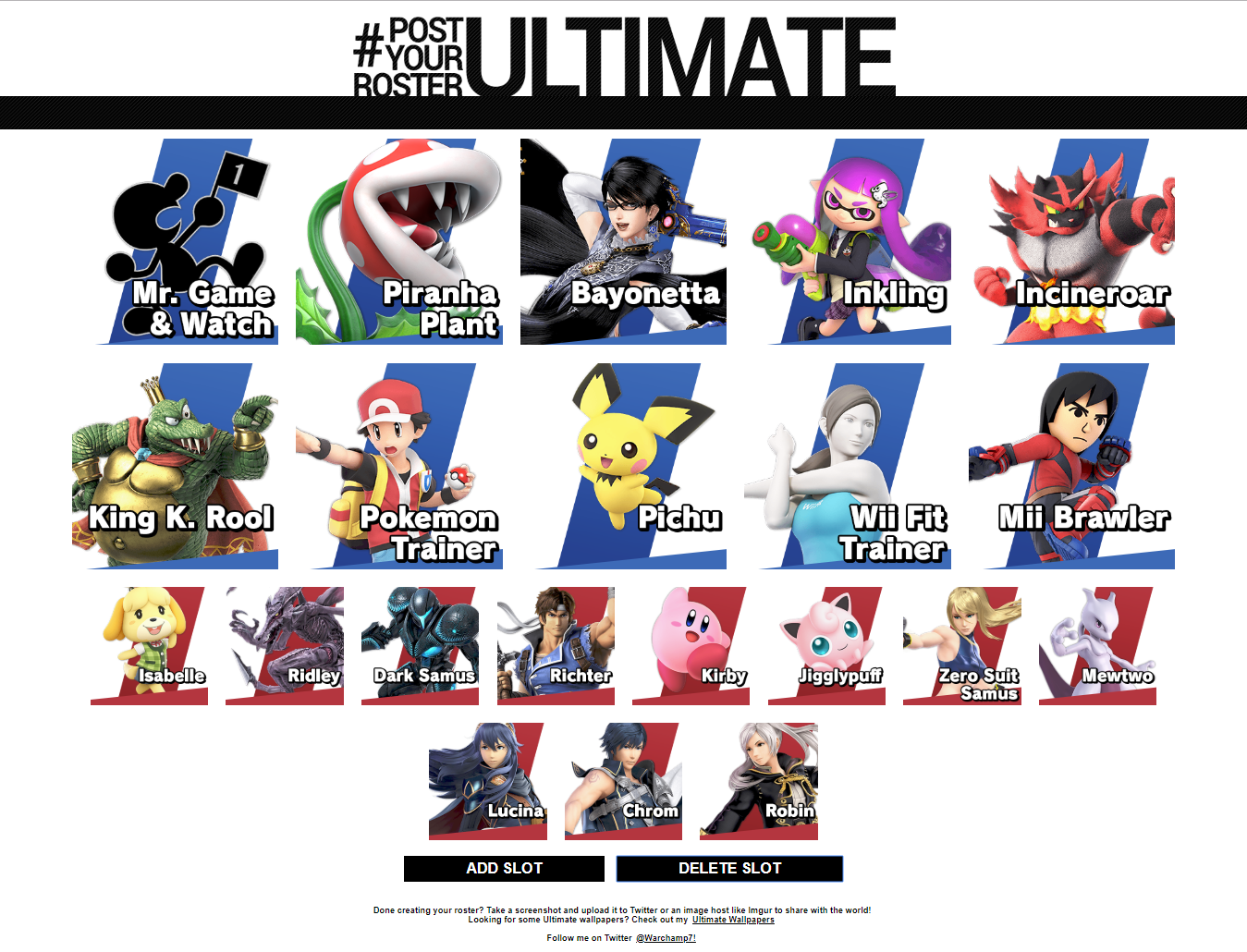 Sbbu Roster Deviantart SSBU - Post Your Roster by Obsessor23 on DeviantArt