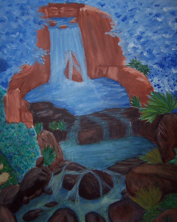 waterfall-unfinished by changanghua