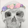 Skull With Flower Crown