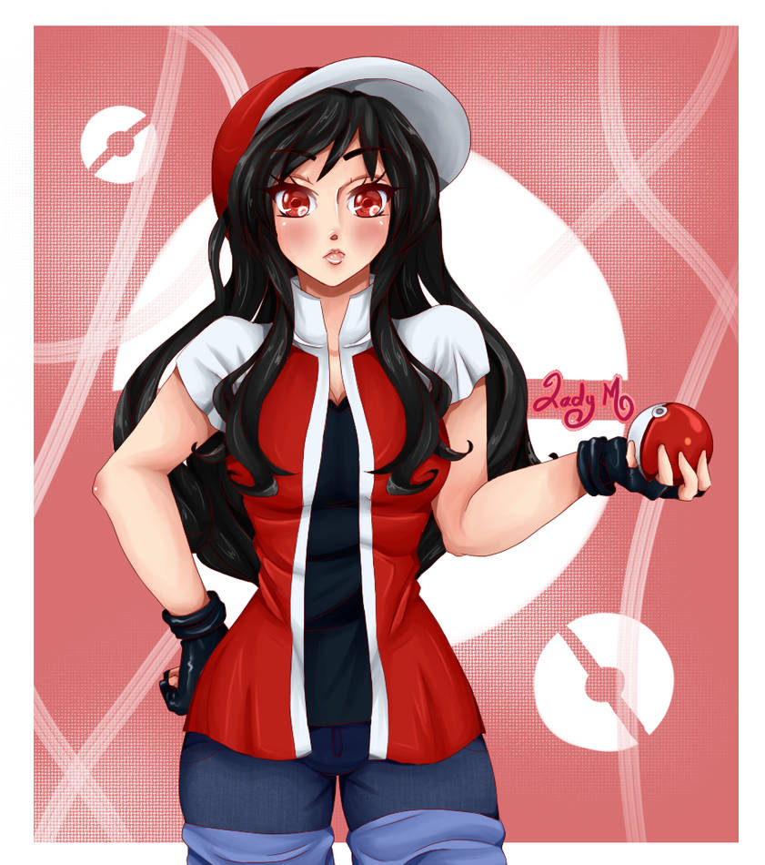 Female Red (Pokemon) by LadyMishuu on DeviantArt