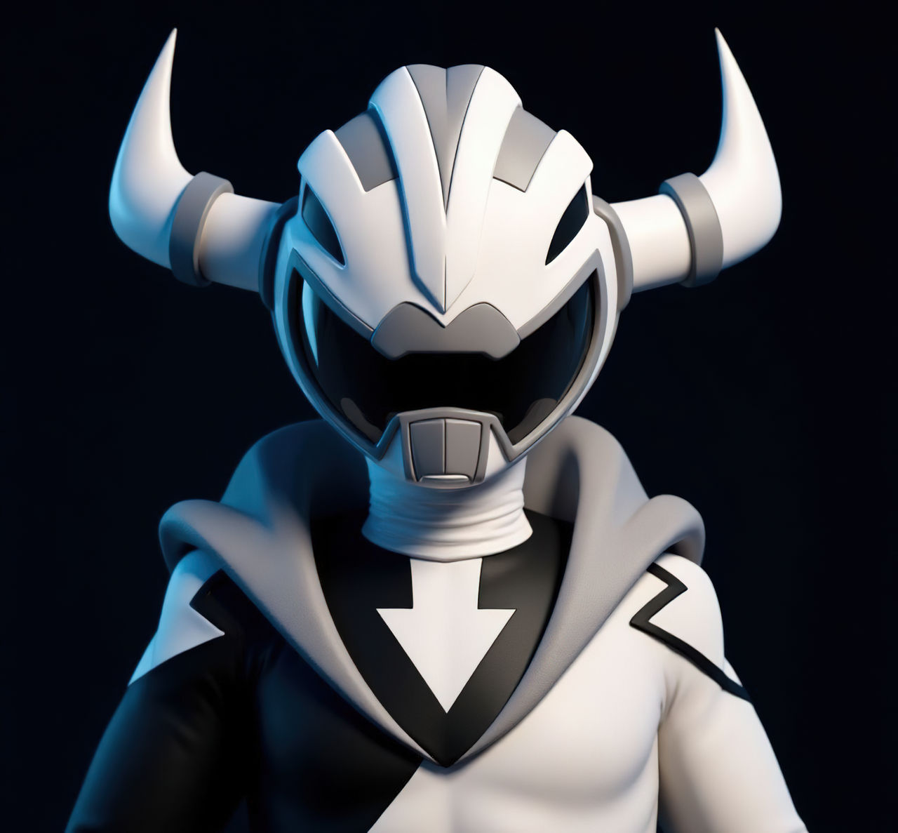 Hyperforce Ranger Suit White Hyperforce Ranger (3D) by BlueFoxAzzy on DeviantArt