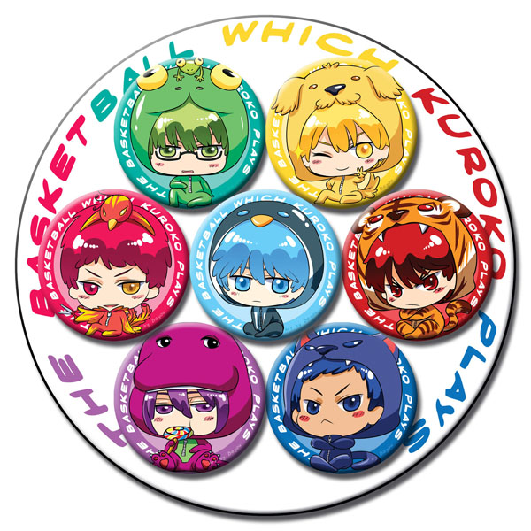 Kurobasu - Chibi pin set