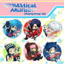 DMMD chibi phonestrap set