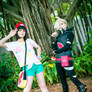 Gladion and Trainer Pokemon sun and moon cosplay
