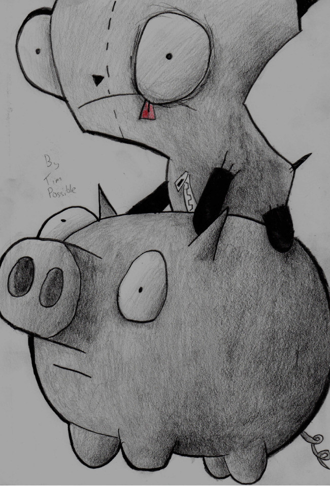 Gir on a Piggy