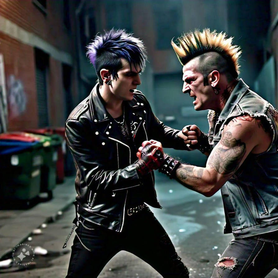 Emo vs. Punk by BastianGeminis on DeviantArt