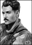 Dorian Pavus - pencil portrait by Cataclysm-X