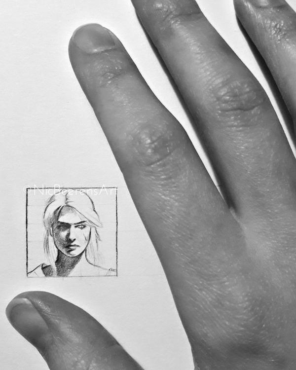 Cirilla - The Witcher (miniature WIP) by Cataclysm-X