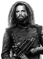 BUCKY BARNES - pencil drawing