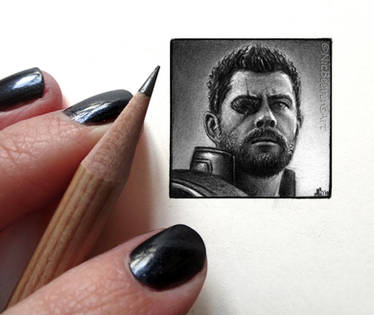 Thor Odinson (Miniature Drawing)
