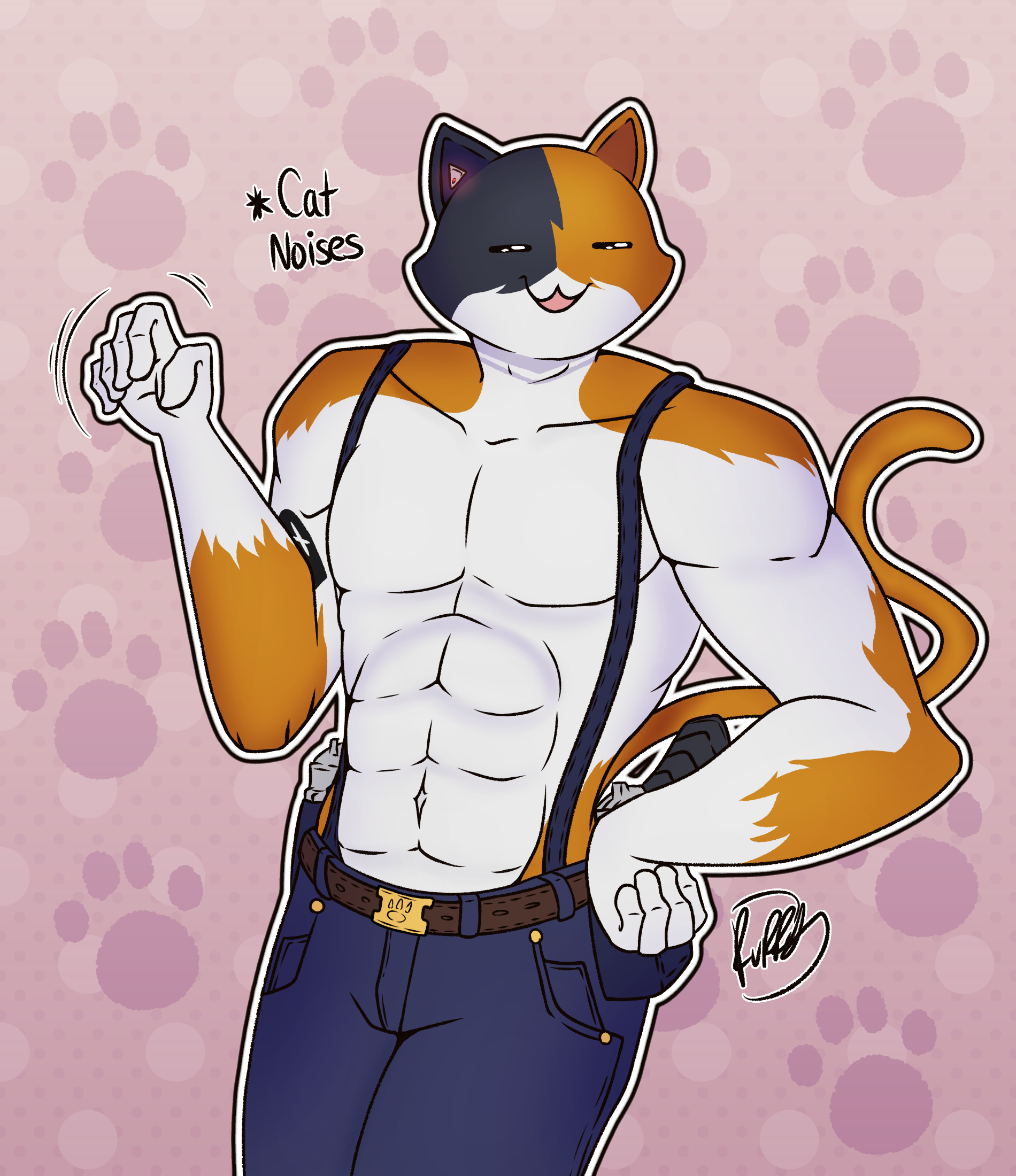 Meowscles by Ruffits on DeviantArt