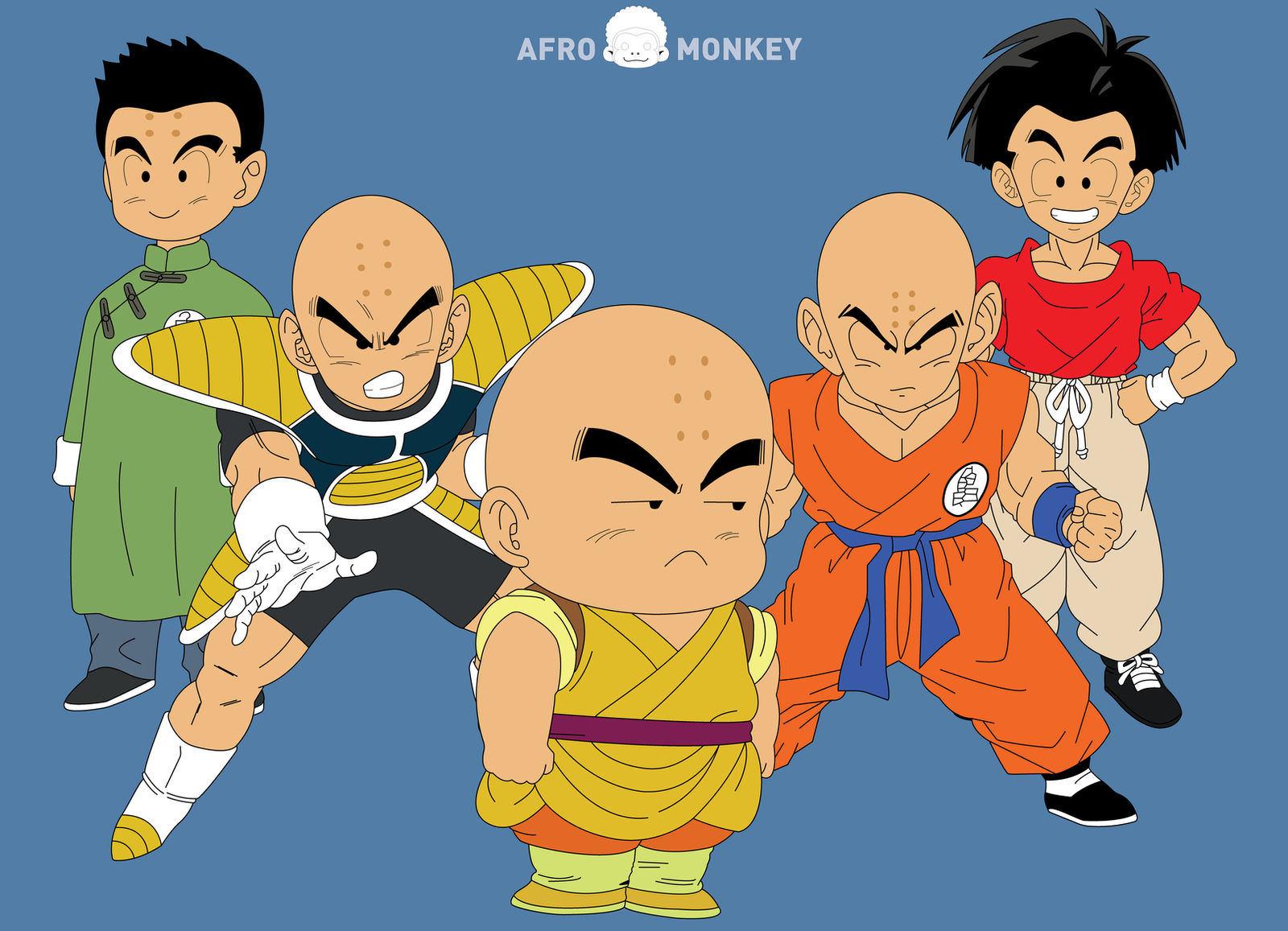 Ku Rrin Beamon Krillin / Kuririn by TheAfroMonkey on DeviantArt