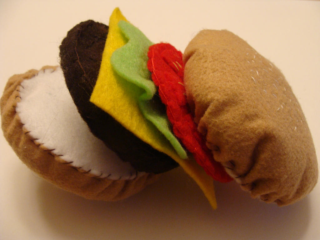 felt hamburger