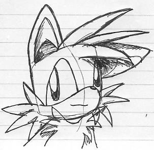 Ink Sketch- Tails Prower