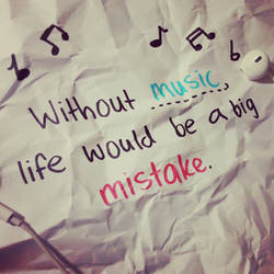 without music.