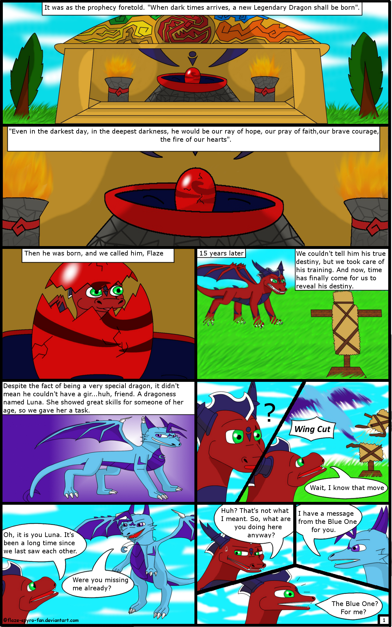 The Legend of Flaze - The Crimson Star_pg 1