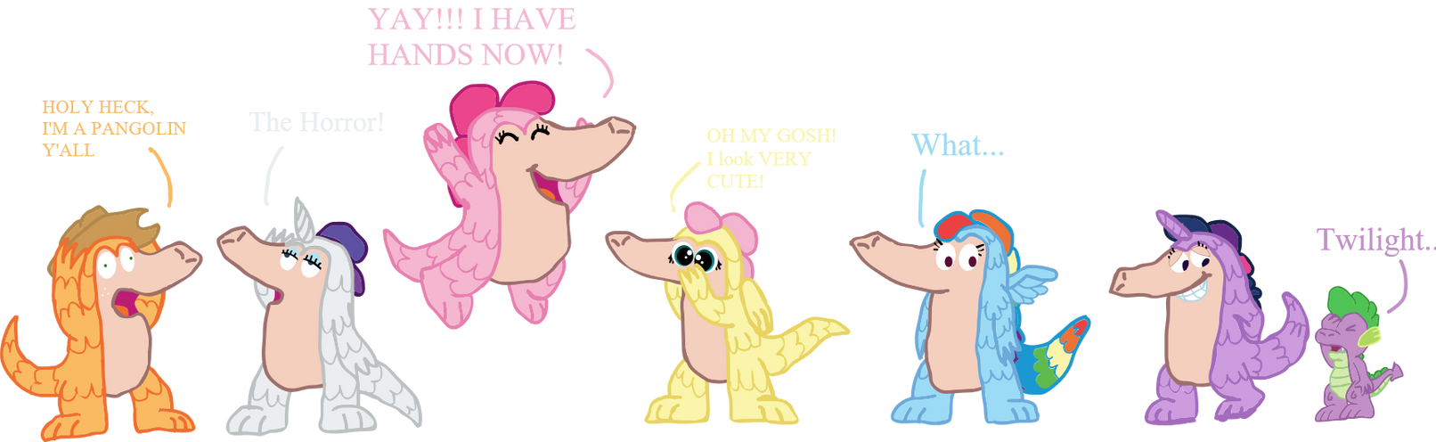 Pangolin Princess My Little Pangolin : Love is magic by tarkan809 on DeviantArt