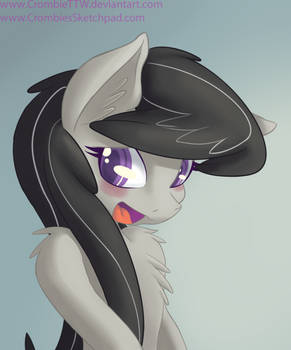 Octavia blushing