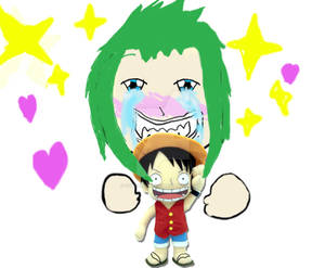 Bartolomeo: I Can Has Luffy-Senpai Plush??