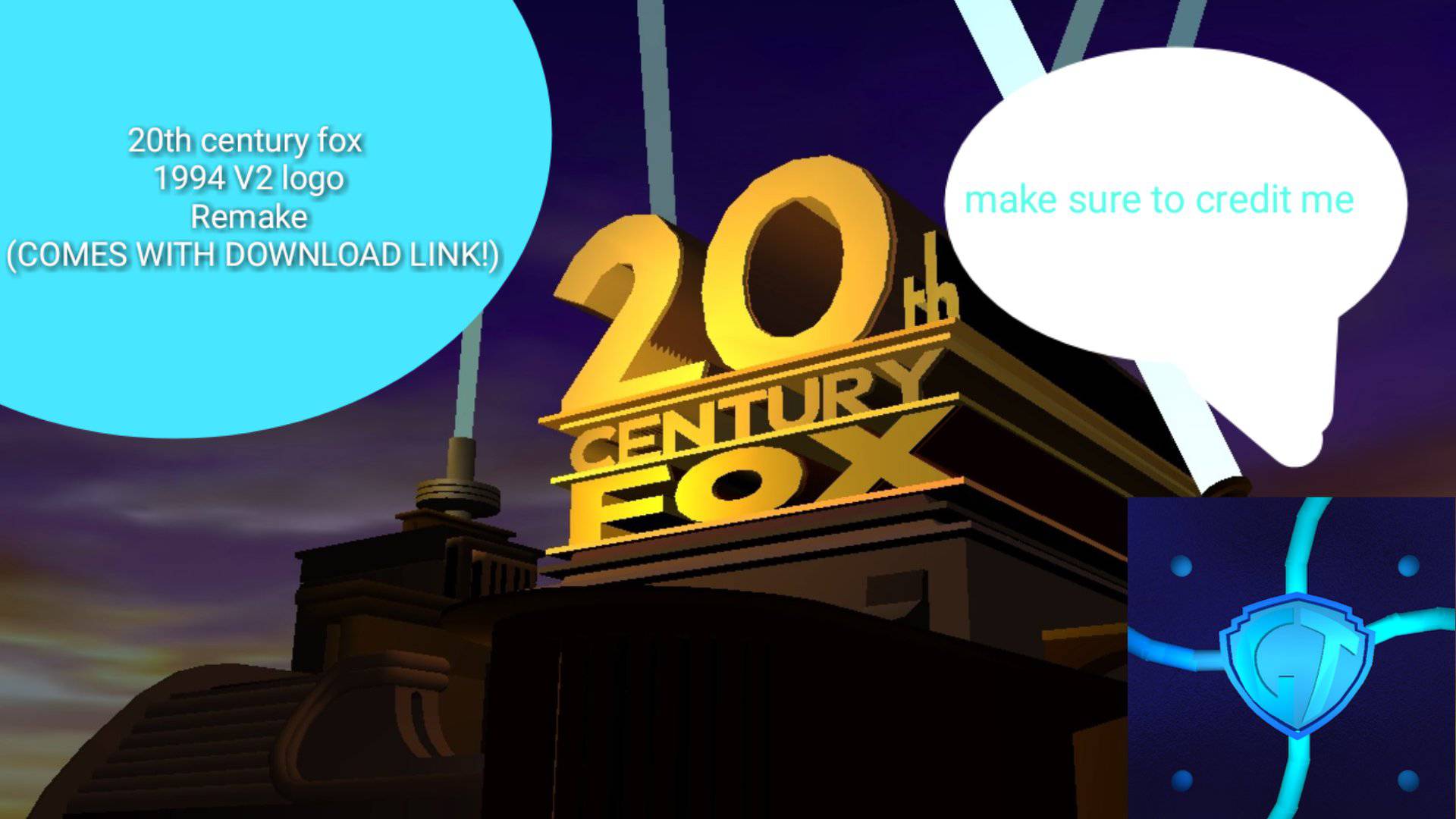 20th Century Fox Logo 1994 2015 Remake - - 3D Warehouse