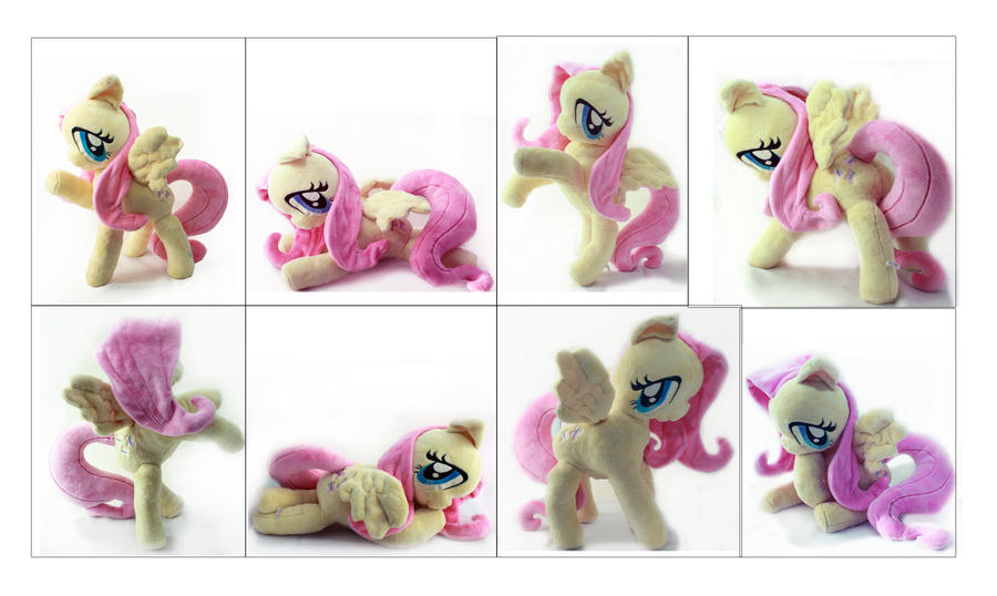 Completely Poseable My Fluttershy Minky Plushy by Plasticcandyxxx