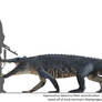 Kaprosuchus flesh reconstruction