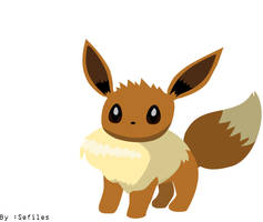 Eevee no lines art style