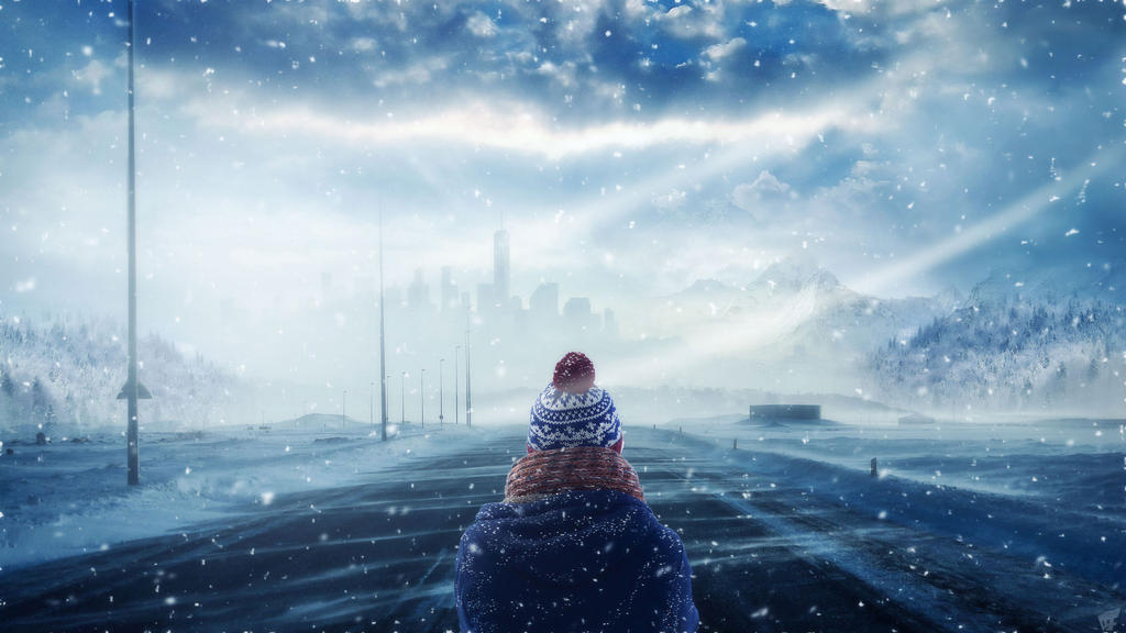 Winter Road by FantasyArt0102