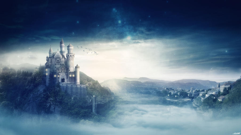 Castle at Night by FantasyArt0102 on DeviantArt