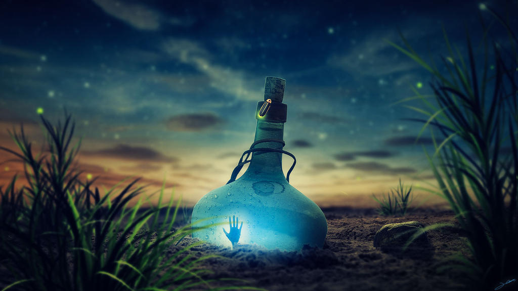Last bottle by FantasyArt0102 Last bottle by FantasyArt0102