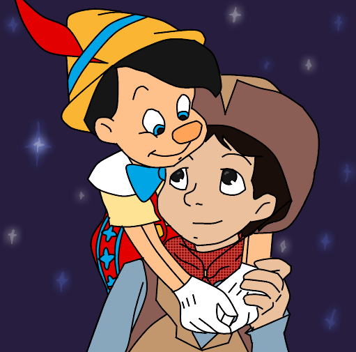 Pinocchio and Dickie