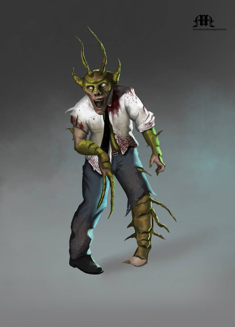 Zombie Over Insects Control Insect Zombie A by mhmillustration on DeviantArt