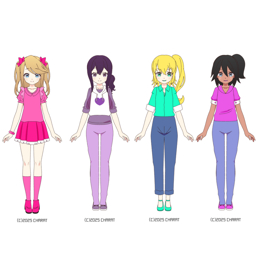 Random Fandom girl type adopts by AngelourYtTheGal on DeviantArt