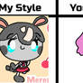 Merengue in sonic The hedgehog Style