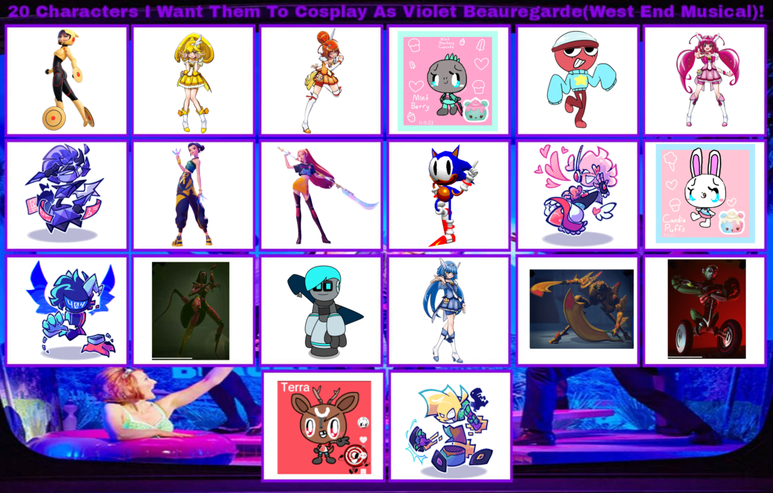20 Characters Cosplay As Violet (West End Musical)