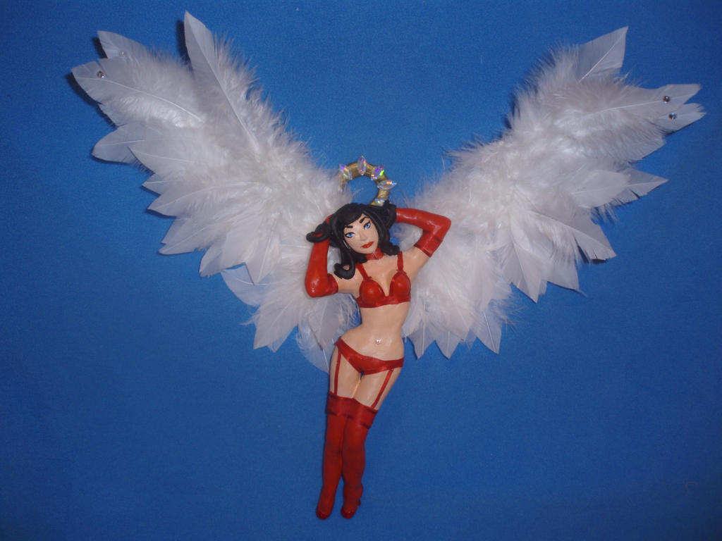 Bettie Page Tree Topper Angel by aichan25 on DeviantArt