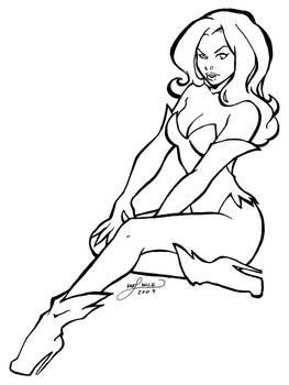 Poison Ivy Pinup lines