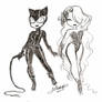 Catwoman and Poison Ivy chibis