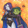 Teen Titans Raven Beast Boy