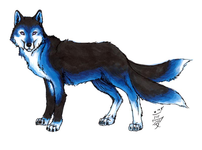 Aoi's Full Wolf Form Color