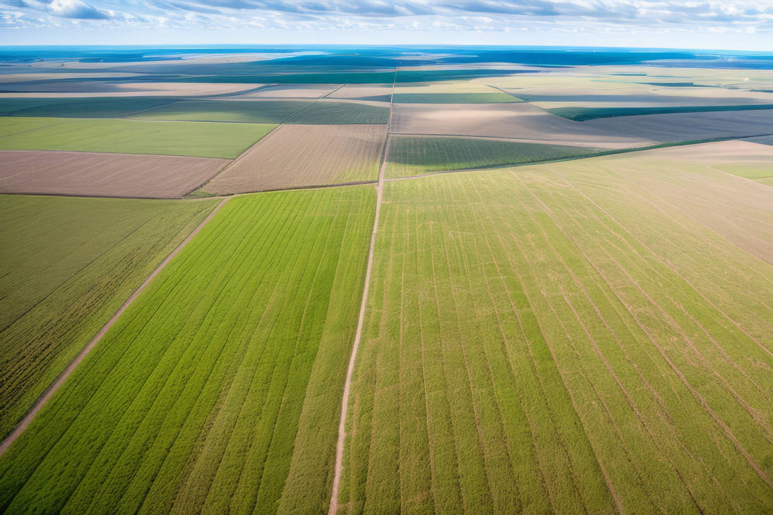 Flat Farm Aerial view of vast flat farmland by Seth0844 on DeviantArt