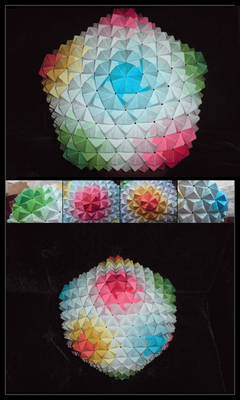 Big Sonobe Origami Ball