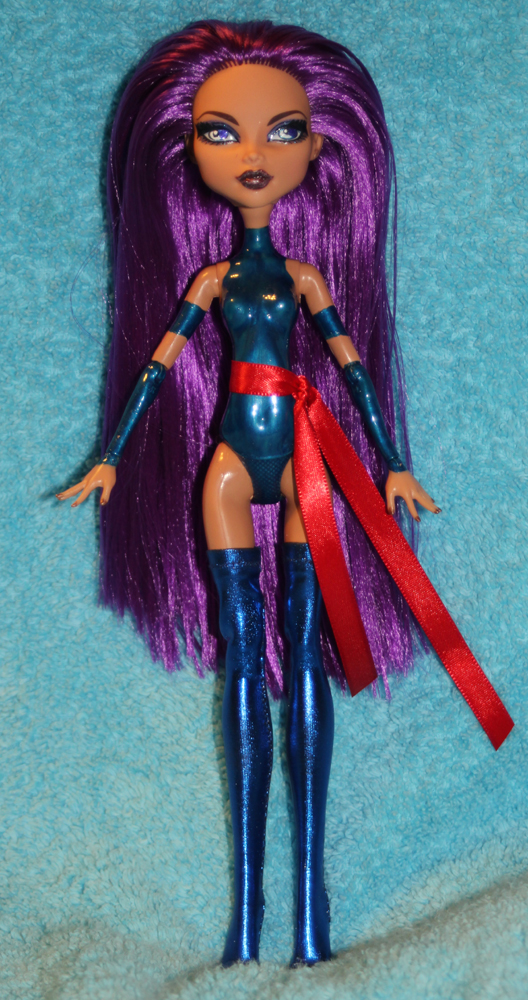 Psylocke Ooak Monster High Doll Custom By Rainbow1977 On Deviantart