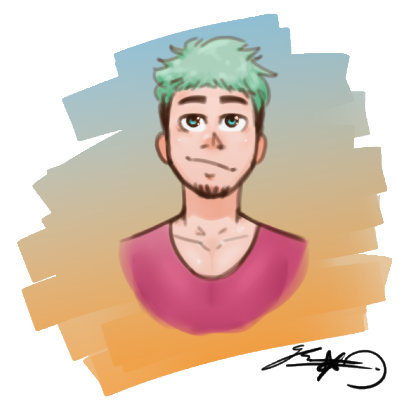 green hair by GuruY green hair by GuruY