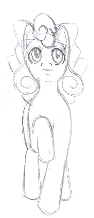 MLP - Filly Bookworm Sketch