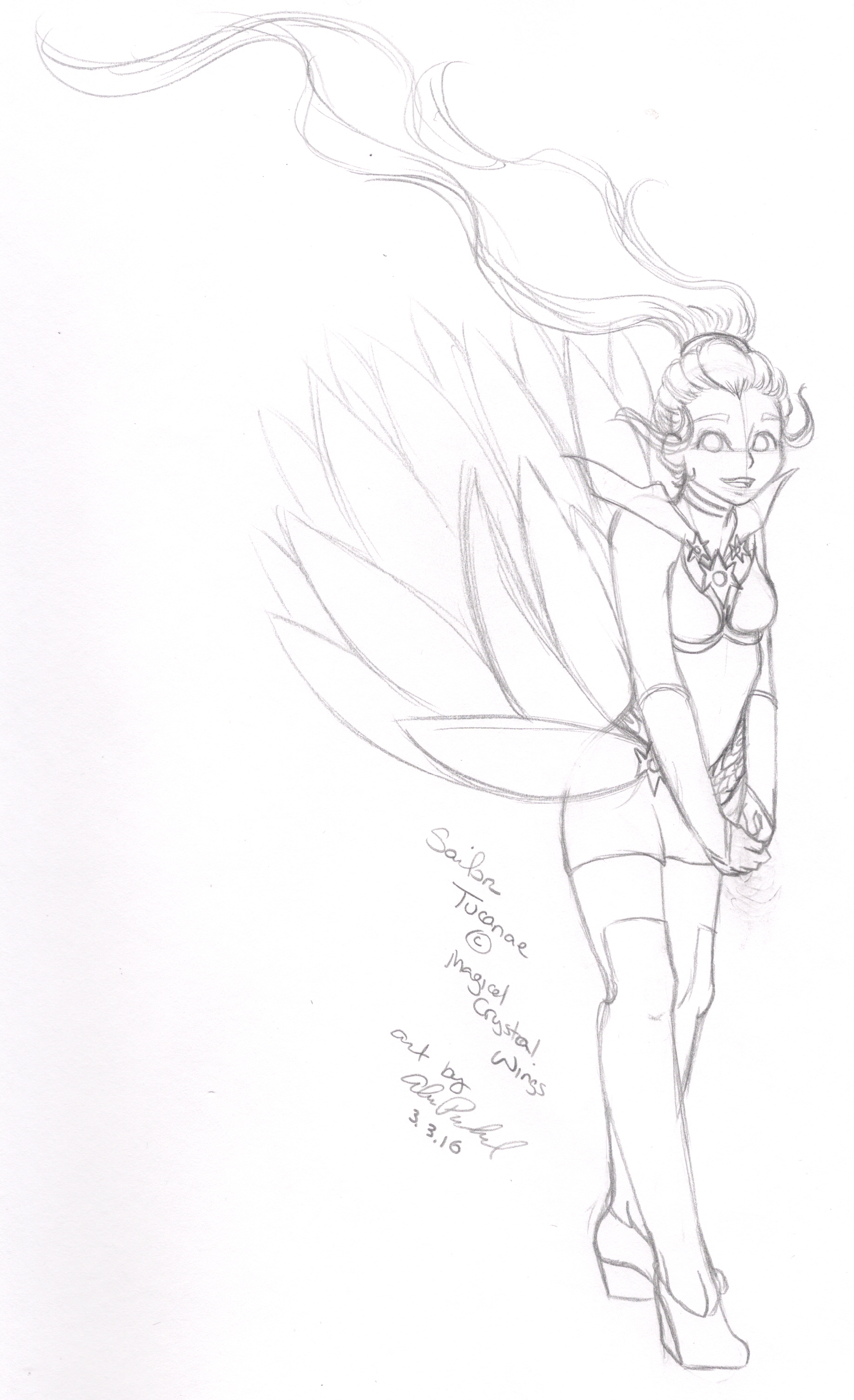 March Sketch - Sailor Tucanae by Wildnature03
