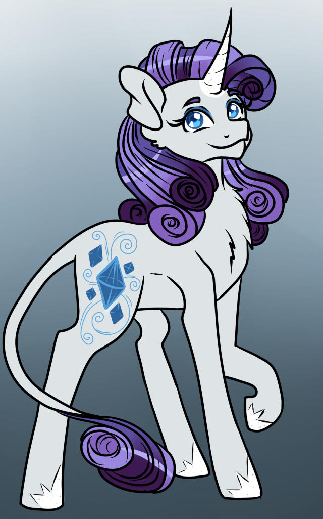 MLP AU - Rarity by Wildnature03 on DeviantArt